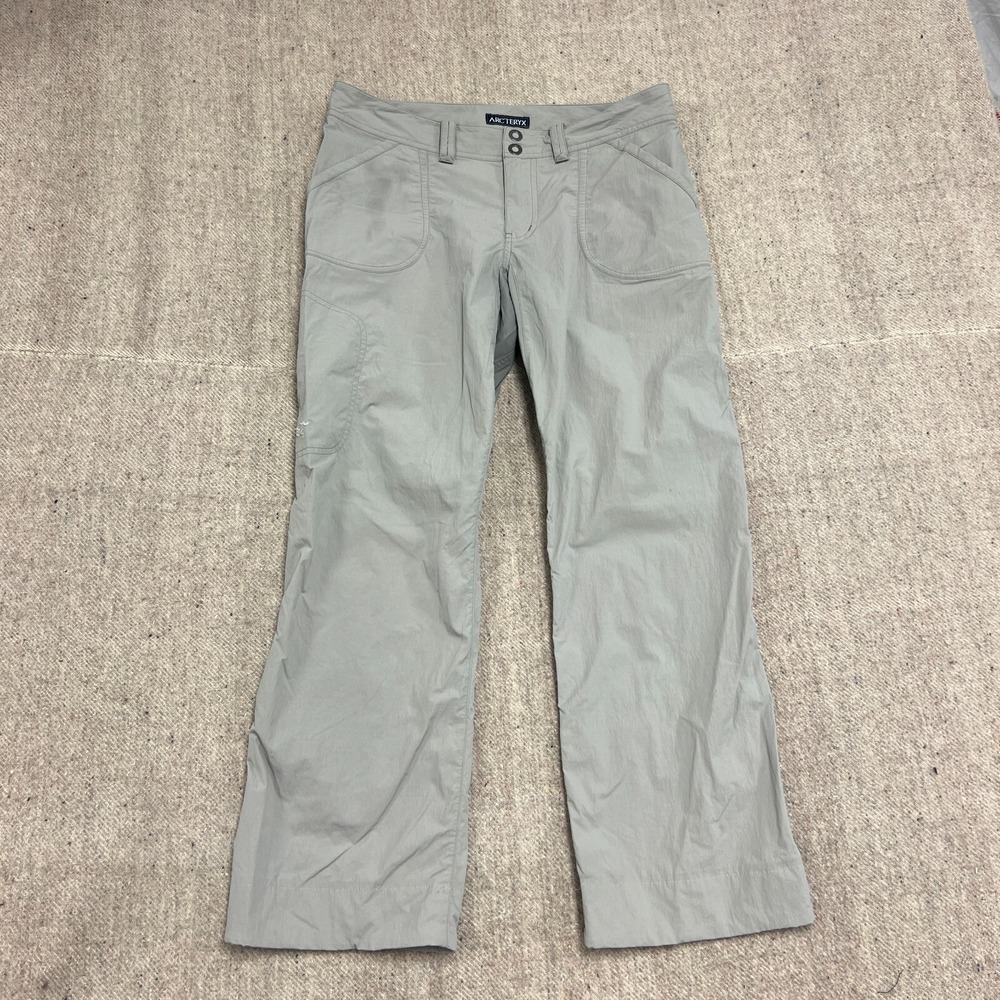 Arc'teryx Pants Women's 8 Gray 2000s Lightweight 32x30 Hiking Outdoors